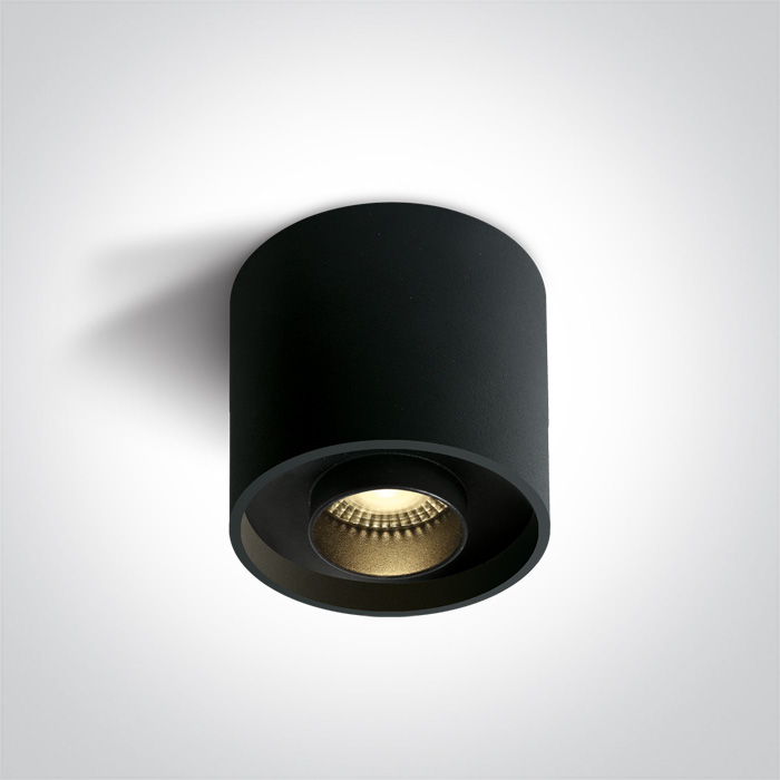 One Light KORFEZ 2 sufitowa 22W 3000K czarny 12122D/B/W