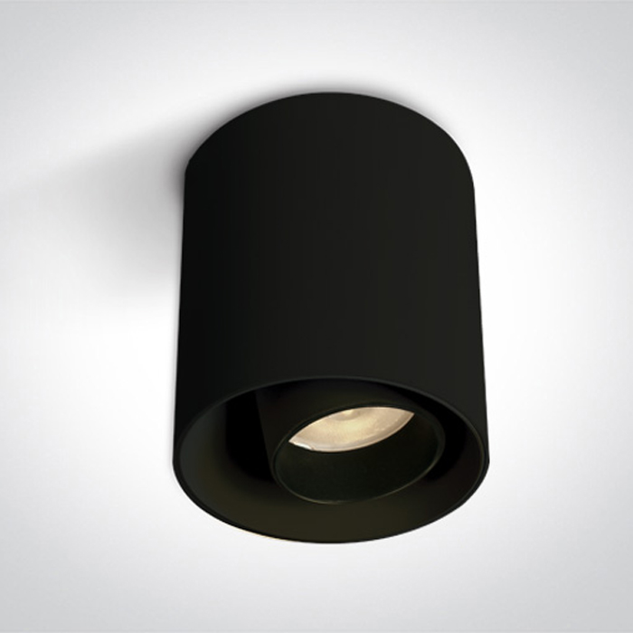 One Light KORI sufitowa 12W 3000K czarny 12112T/B/W