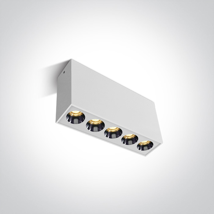 One Light PICO H sufitowa 12W 3000K biały 12112H/W/W