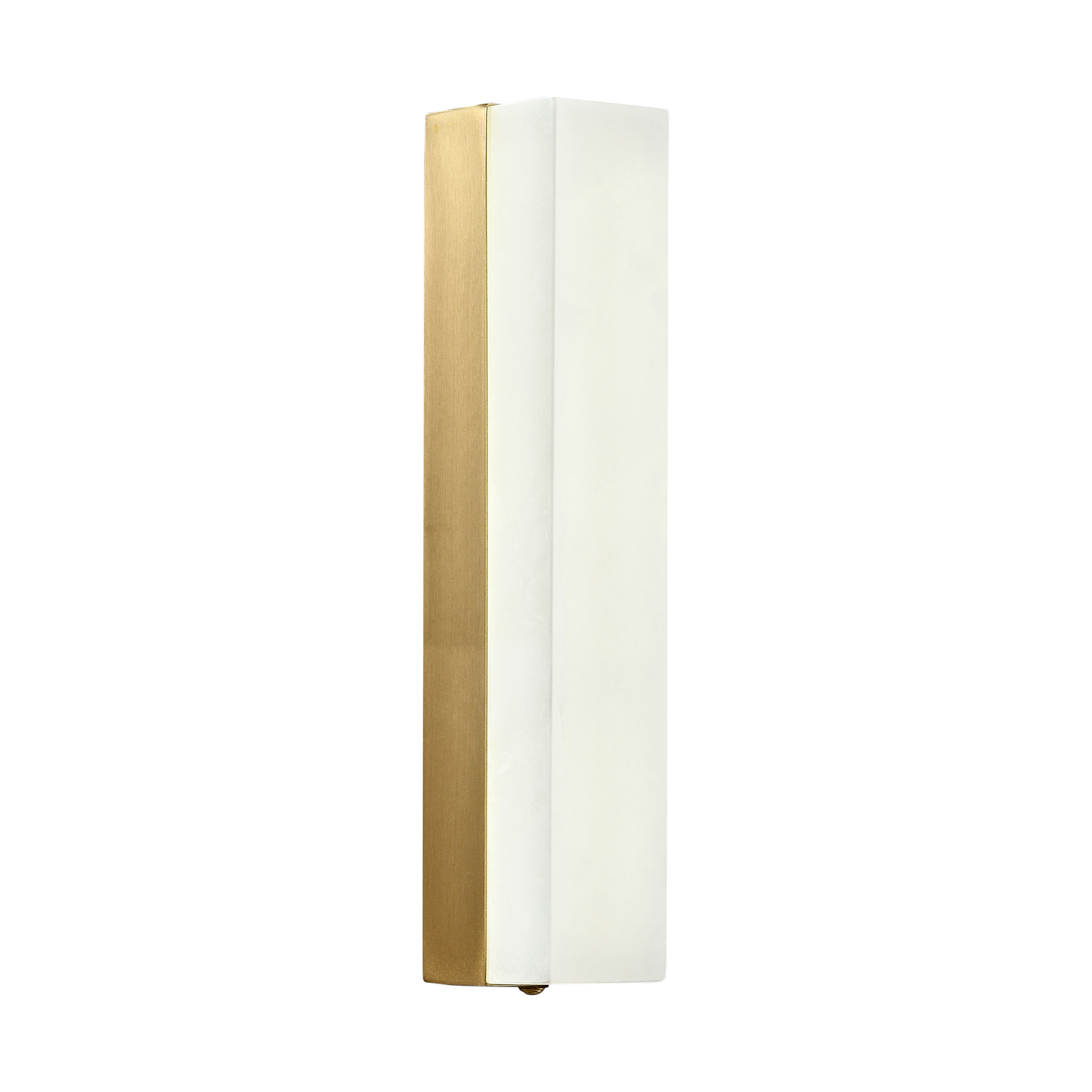Step Into Design Lampa ścienna BLOCK biały marmur i mosiądz 40 cm ST-3390