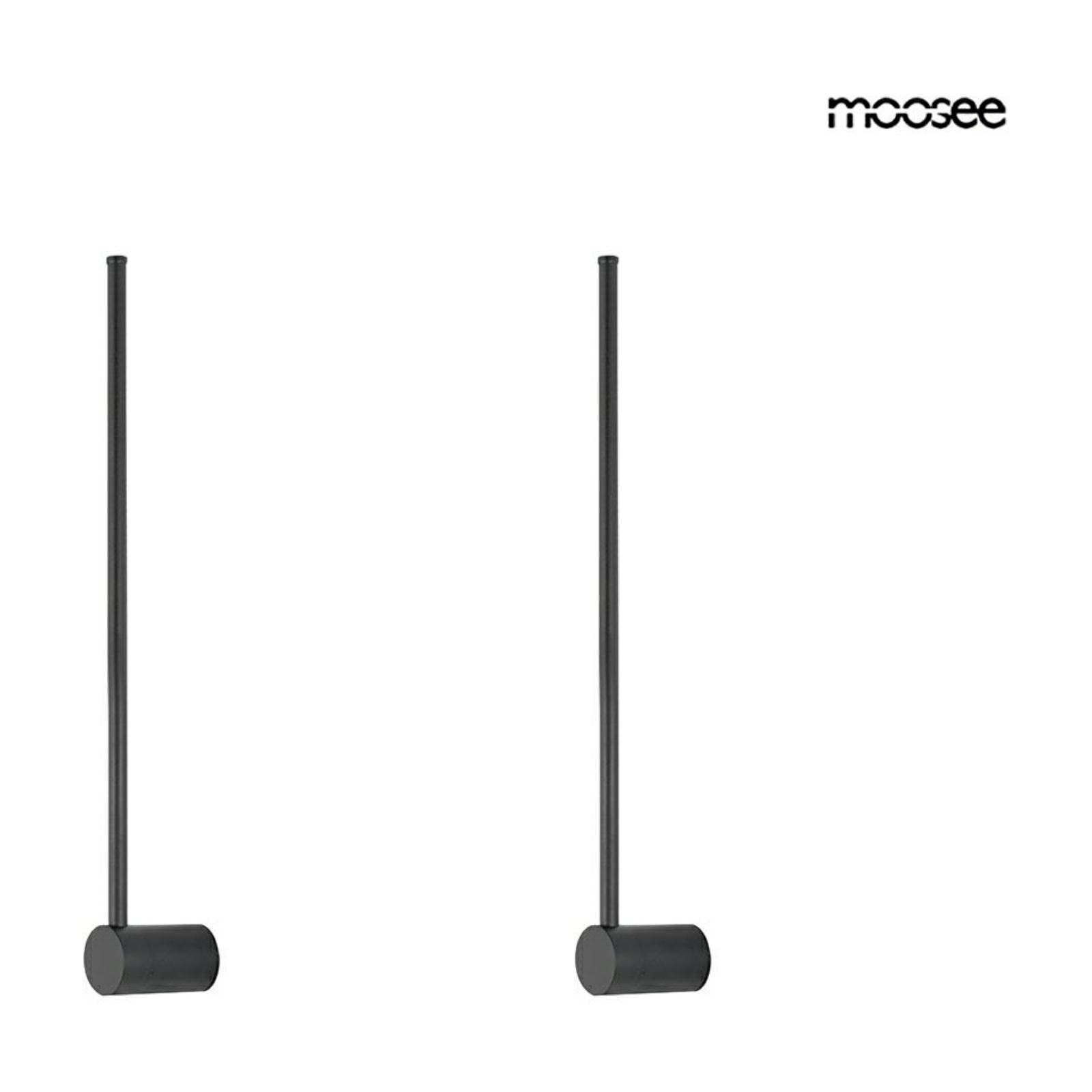 MOOSEE zestaw 2 lamp ściennych OMBRE 60 czarny (MSE010100243.SET2)