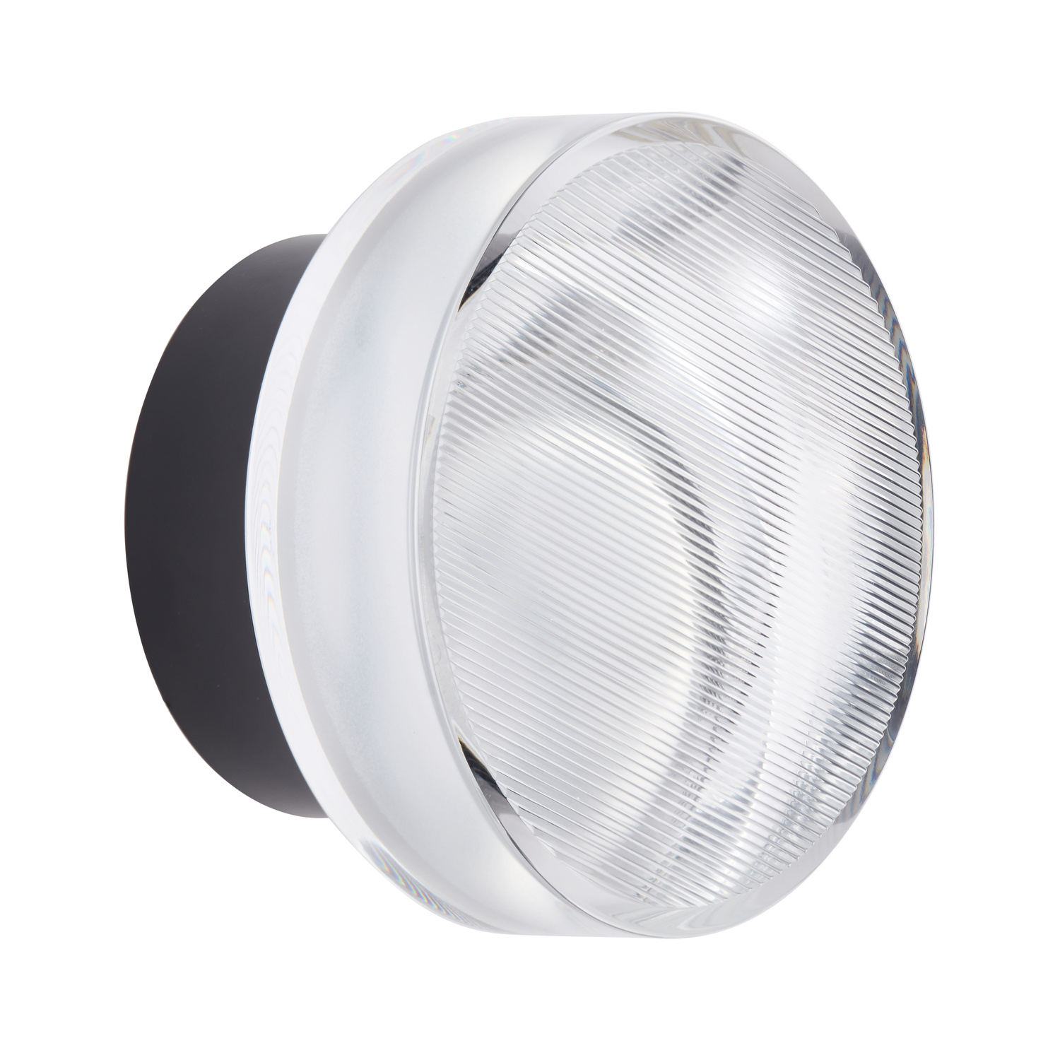Step Into Design Lampa ścienna CARMELLO LED transparentna czarna 13,5 cm ST-DL-8535 black