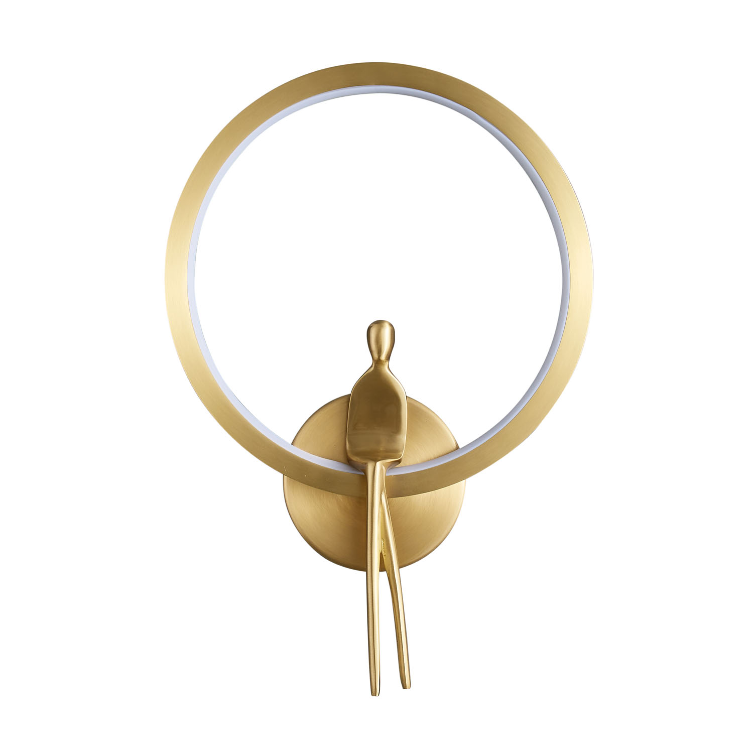 Step Into Design Lampa ścienna AMICI RING LED złota 27 cm ST-B3607 gold