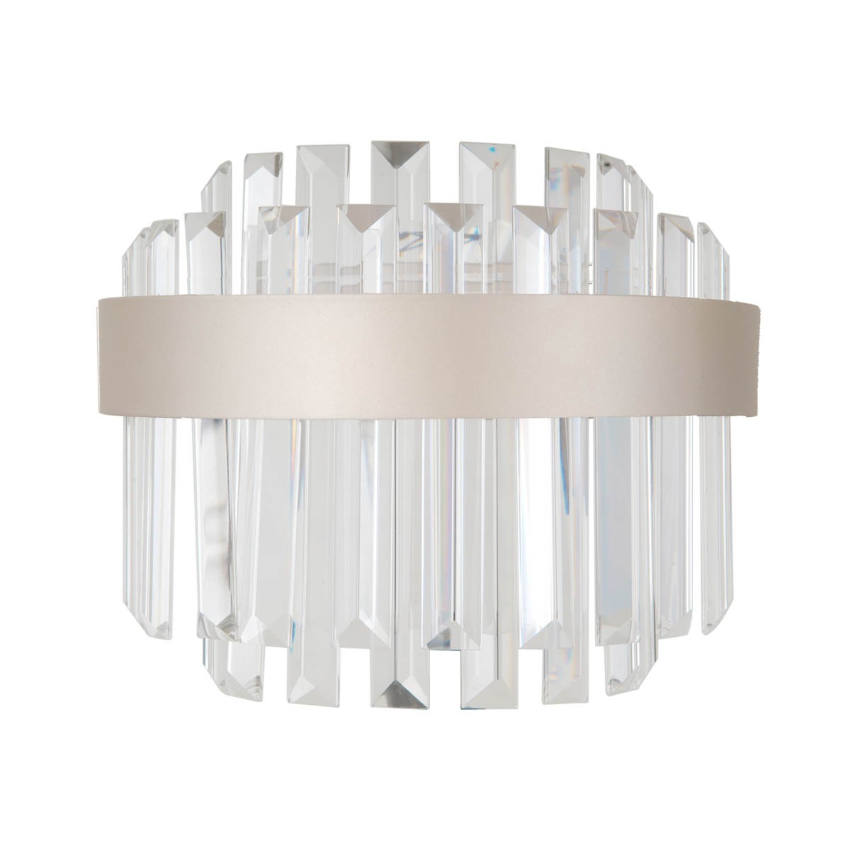 ITALUX Horna ścienna 1xLED 8W 3000K Szampański WL-34386-1-CH-CL