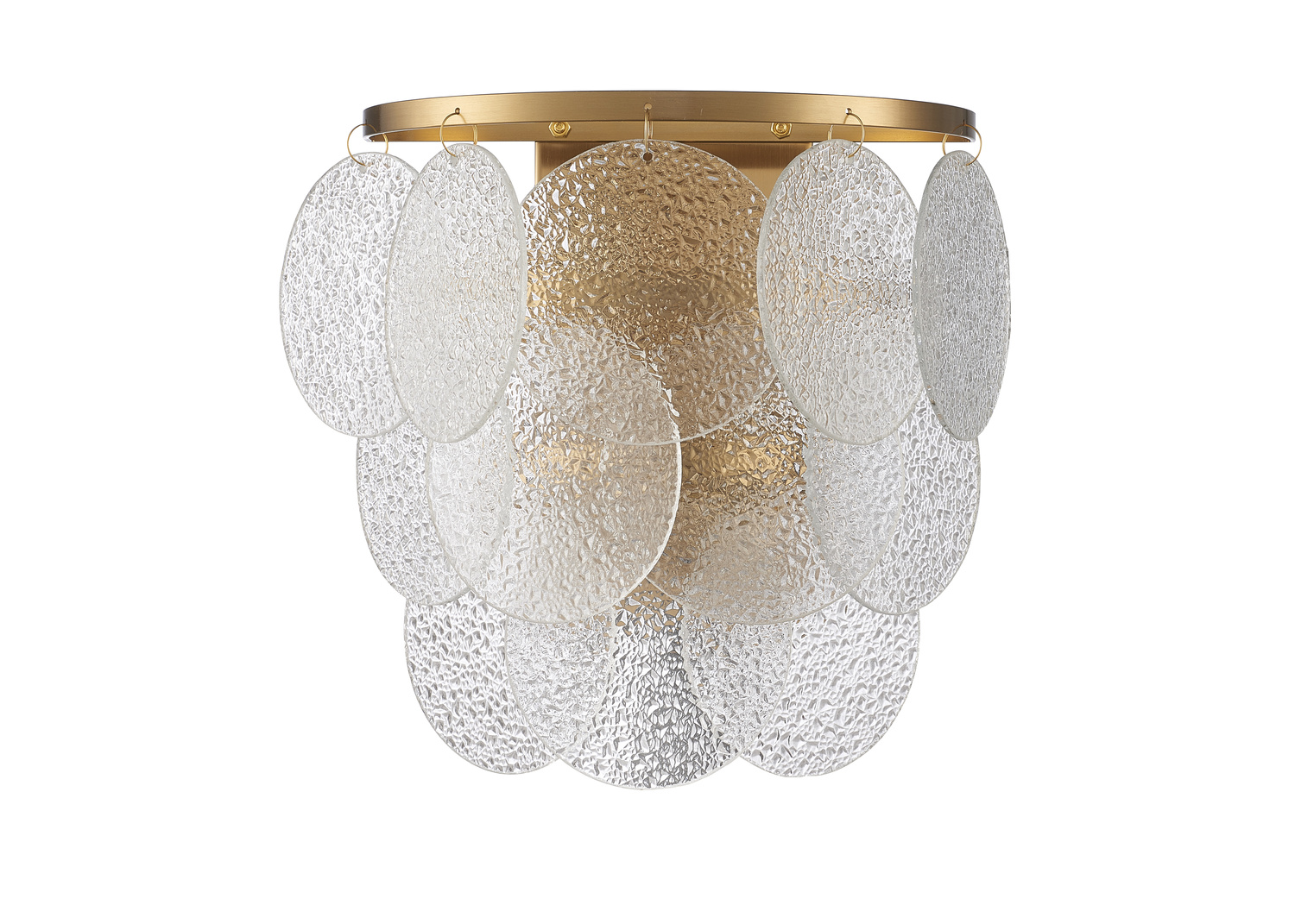 Step Into Design Lampa ścienna FIORE 30 cm - kinkiet złoty, kryształowy ST-D8584W