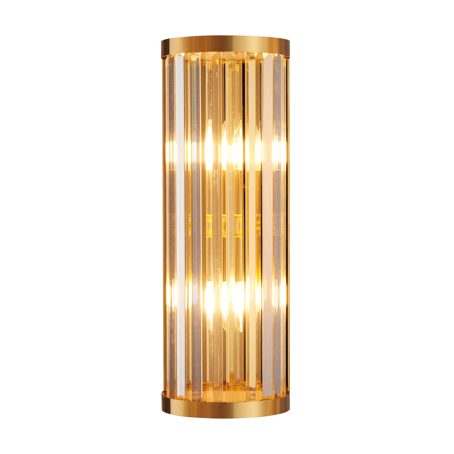 Step Into Design Lampa ścienna EXELLENT kryształowa złota 45 cm ST-88022W