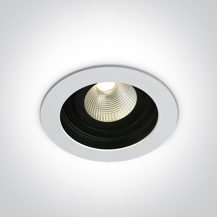 One Light KIRIKOS wpust regulowany 12W 3000K biały IP44 11112E/W/W