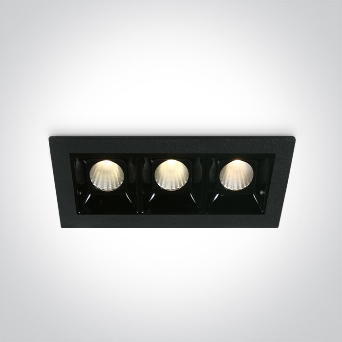 One Light lampa LED potrójna Merihas 3 50302B/B/W