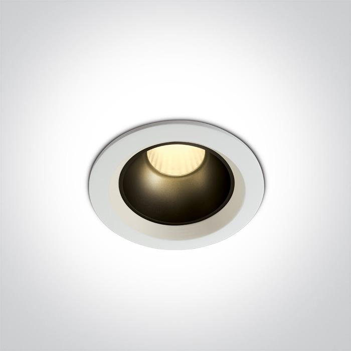 One Light MARLA wpust stały 7W 3000K biały 10107Z/W/W