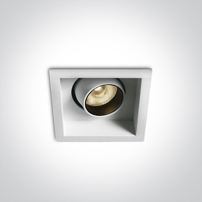 One Light SINDOS wpust regulowany 6W 3000K biały 51106M/W/W