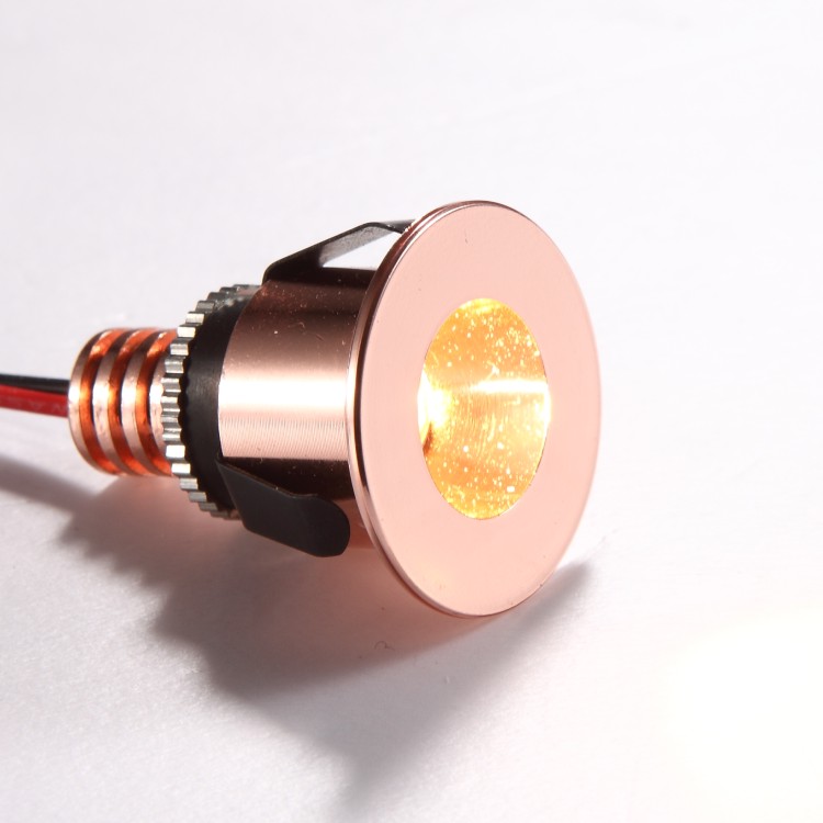 ELKIM Lighting POINT 880 Power LED 1W Niebieska Miedziany 288001404