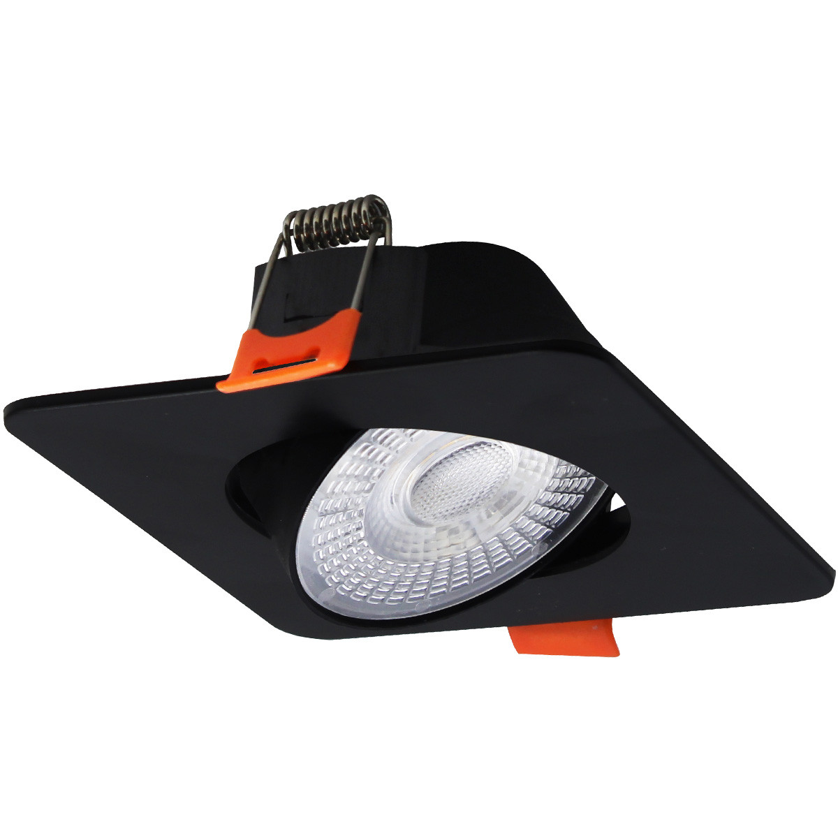 Light Prestige Ruchome kwadratowe oczko podtynkowe Plus czarne LED CCT LP-1506/1RS BK Square