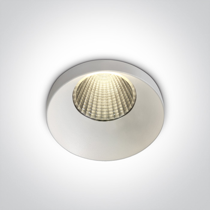 One Light ARES wpust stały 12W 3000K biały 10112HA/W/W
