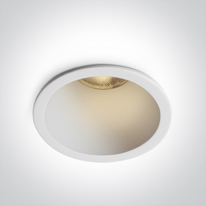 One Light DINA wpust stały 7W 3000K-3500K-4000K biały 10107J/W/V