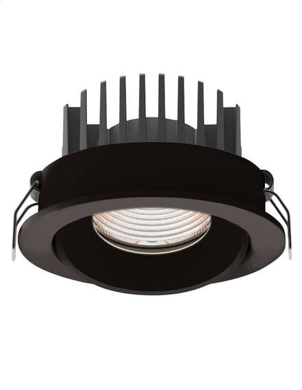 Maxlight Oprawa Wpustowa Cyklop Czarna 4000K IP65 H0095 4000K