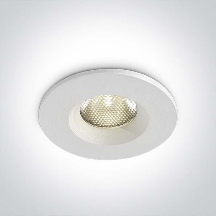 One Light NUBI wpust stały 3W 4000K biały IP65 10103M/W/C