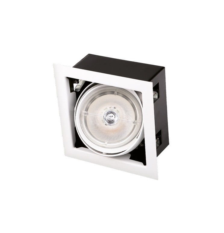Maxlight Oprawa Wpustowa Matrix I Biała Ar111 GU10 230V H0059