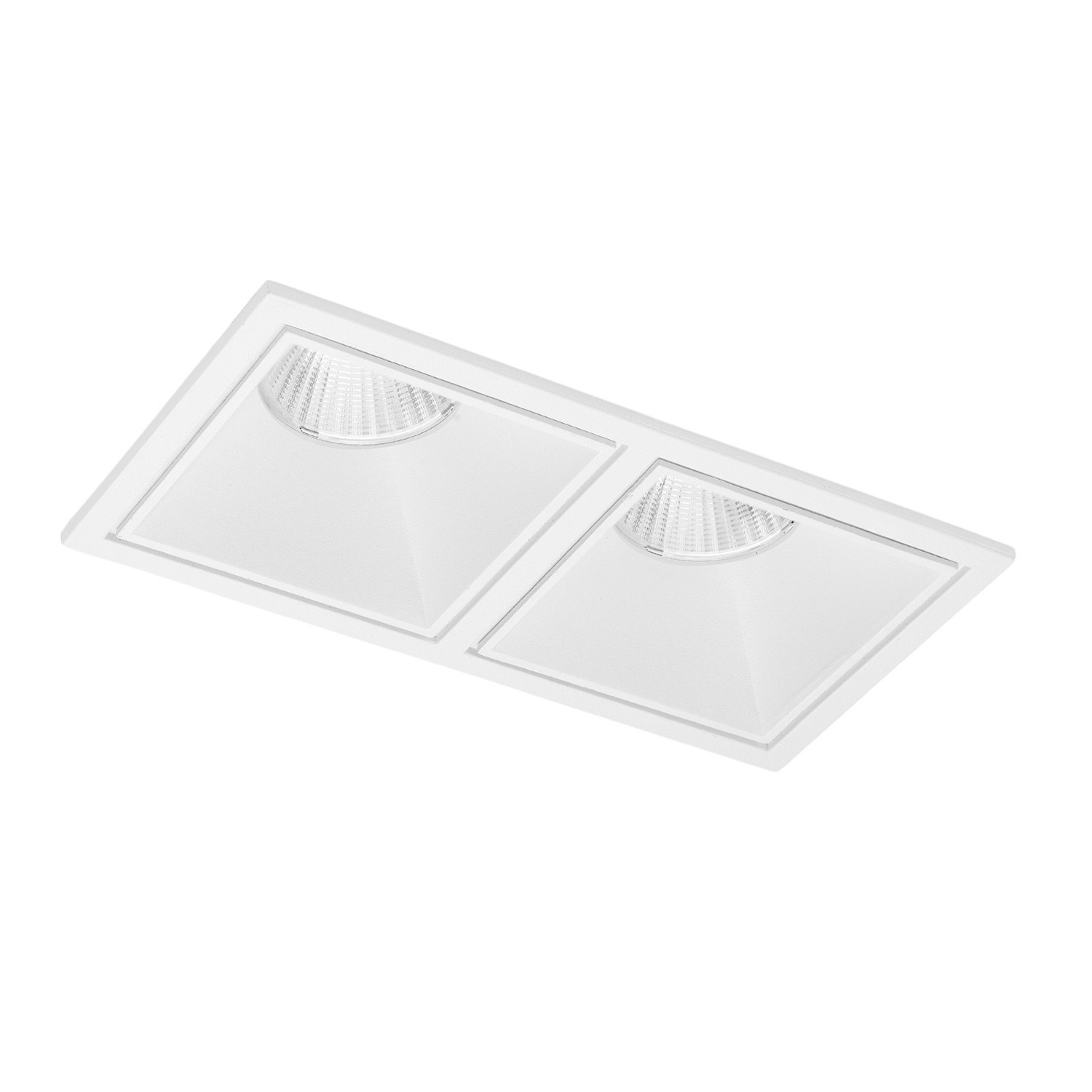 Azzardo OKOS 2 20W CCT SWITCH WH Biały/Transparentny 1xLED Przełącznik Zmiany Barwy Światła AZ5996
