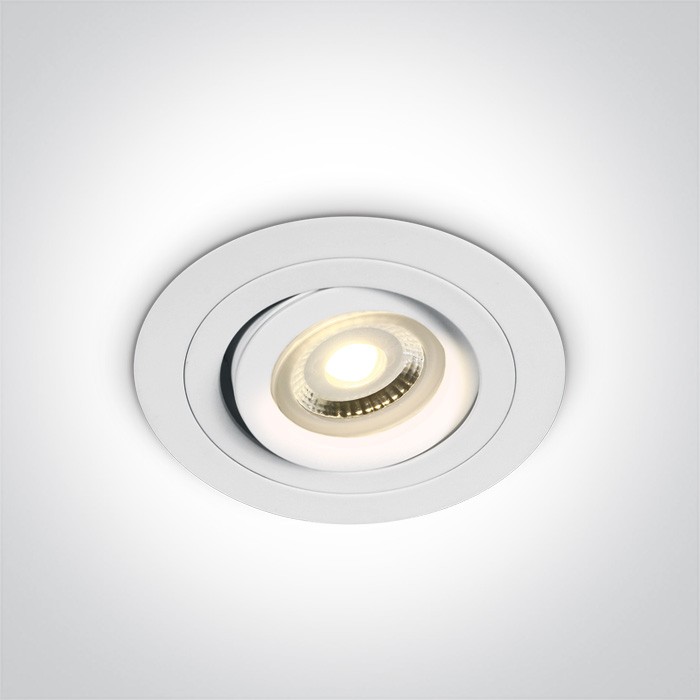 One Light Lampa wpust biały hotel Kaliana 11105ABG/W