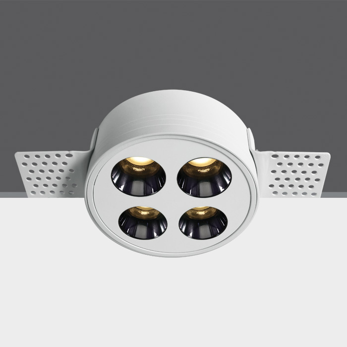 One Light FERO O TR wpust stały bezramkowy 10W 3000K biały 10110HTR/W/W