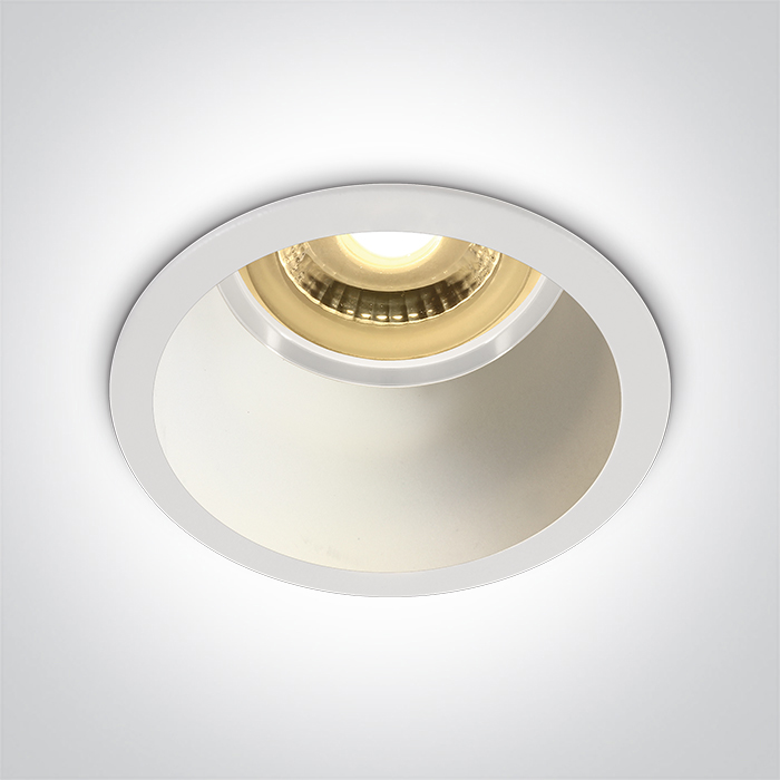 One Light ORMOS wpust stały 10W GU10 biały 10105D8/W/W