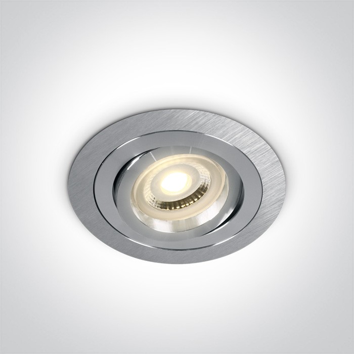 One Light Lampa wpust aluminium hotel Kaliana 11105ABG/AL