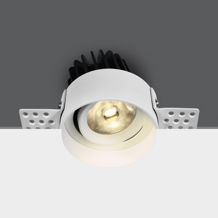 One Light MERSA wpust regulowany bezramkowy 12W moduł LED biały 11112T/W/W