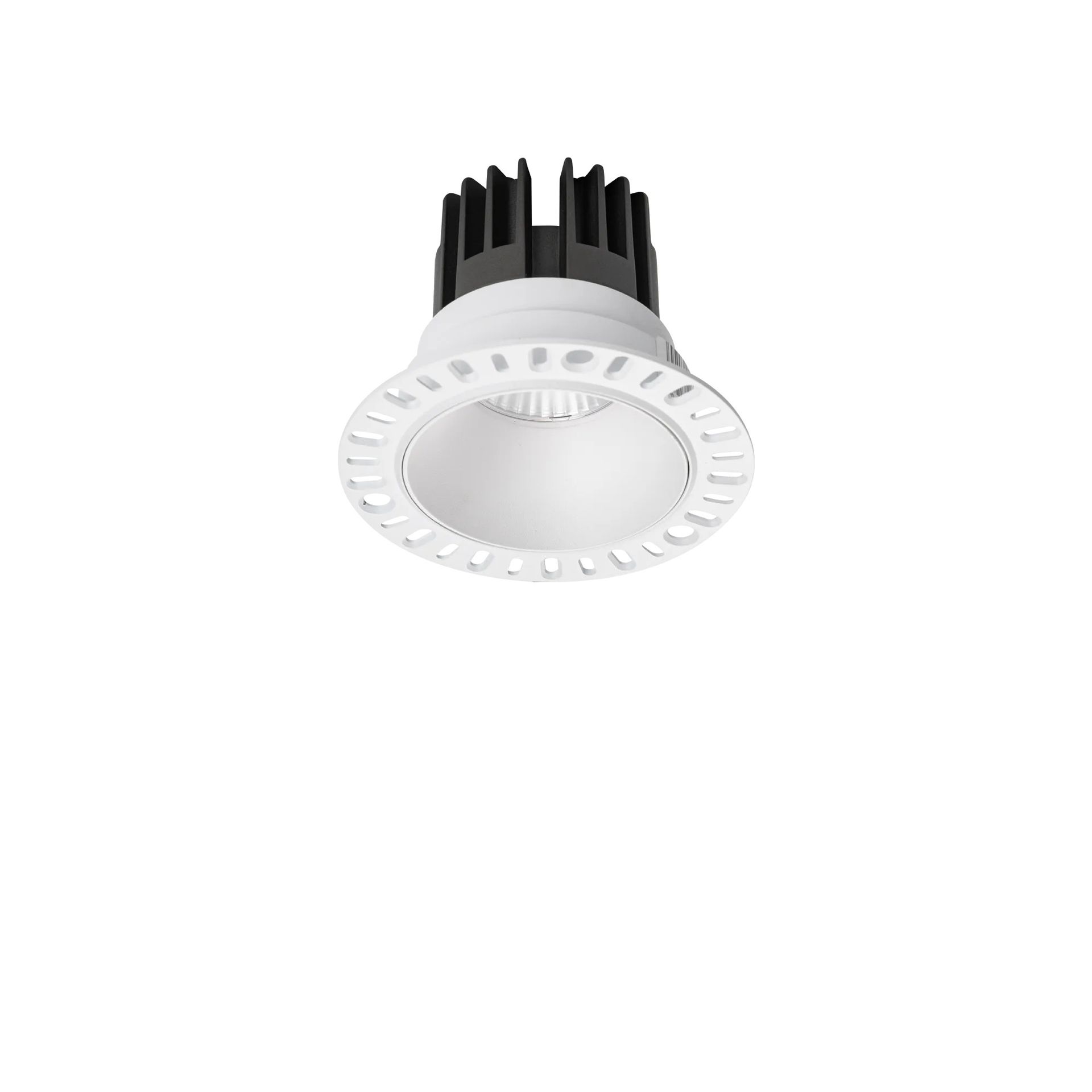 Ideal Lux Lampa Wpuszczana GAME TRIMLESS ROUND 11W 3000K BI Biały/Czarny 319667
