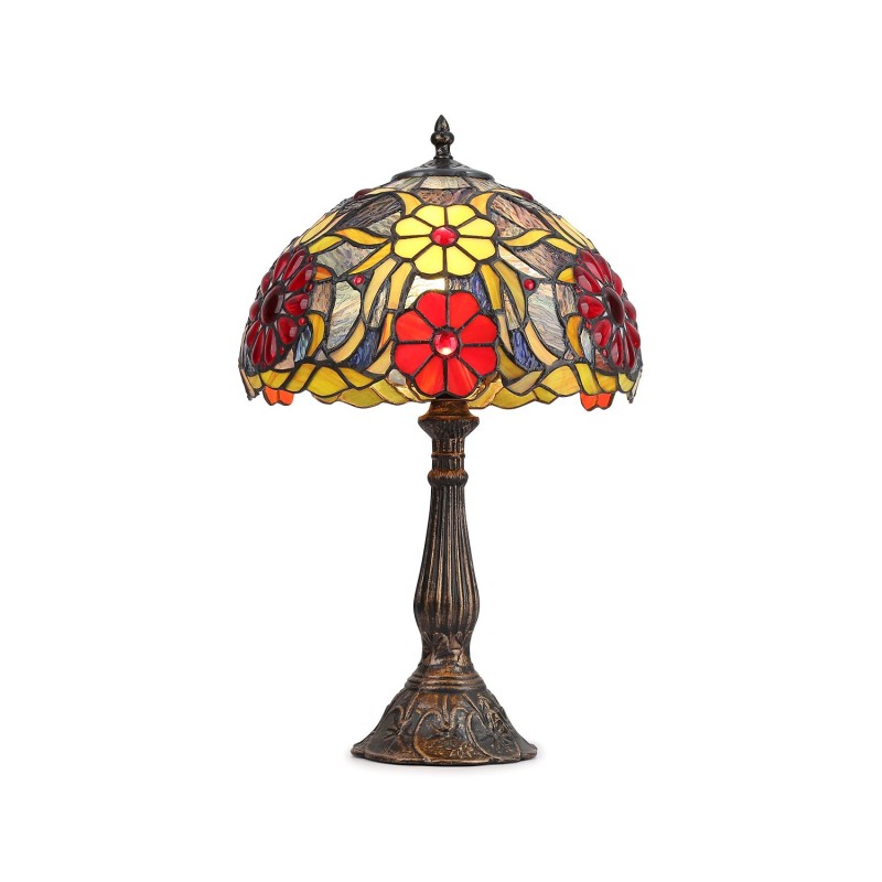 Abruzzo Lampa Stołowa Szklany Witraż E27 Capolavoro ABR-LS-CAPO1