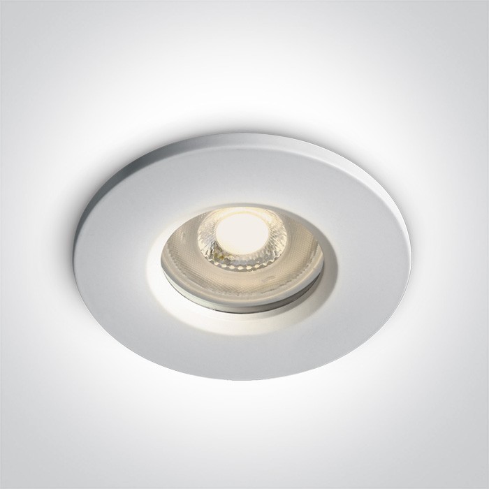 One Light Lampa do łazienki biała Nikolaos 10105R1/W IP65