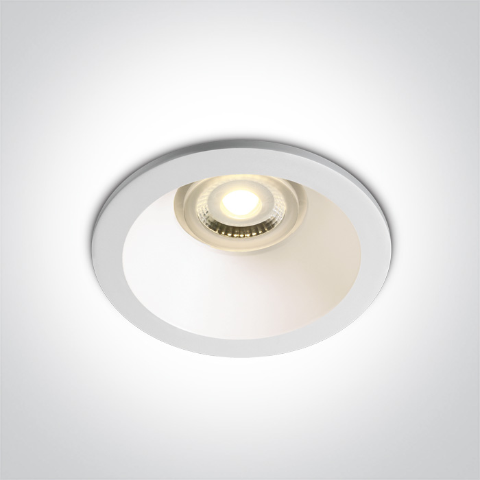 One Light ANKARA wpust stały 10W GU10 biały IP65 10109F/W