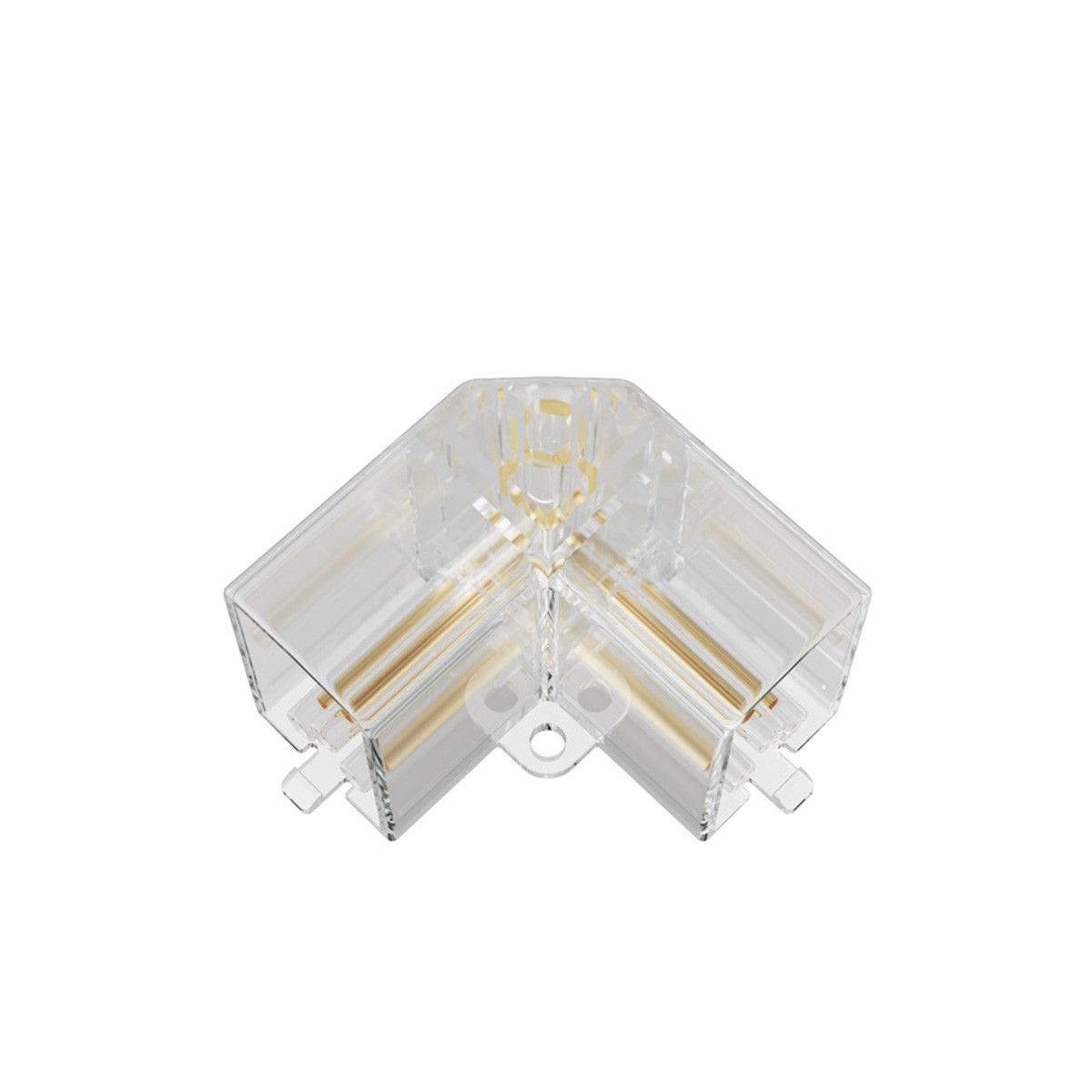 Light Prestige Łącznik L 90 elektryczny do oświetlenia modułowego Geometric System New LP-0209 łącznik L90