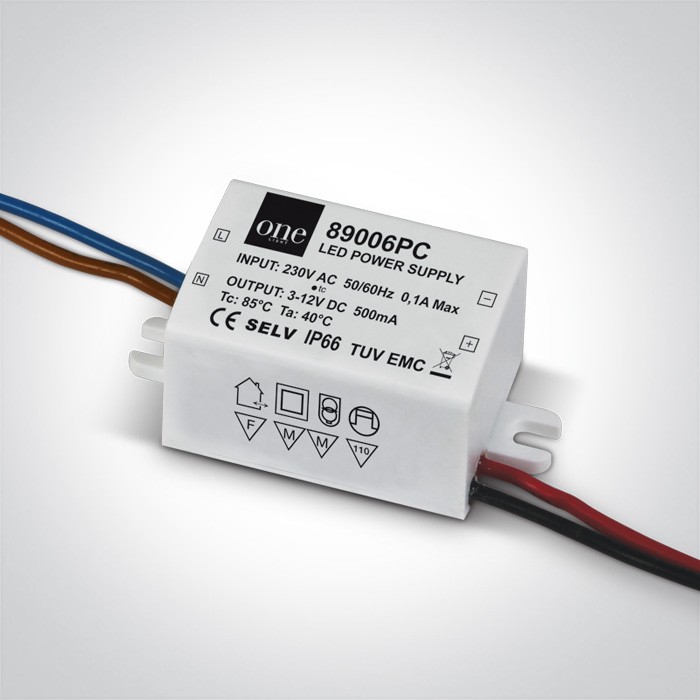 One Light zasilacz LED 500mA/opraw 1,5-6W