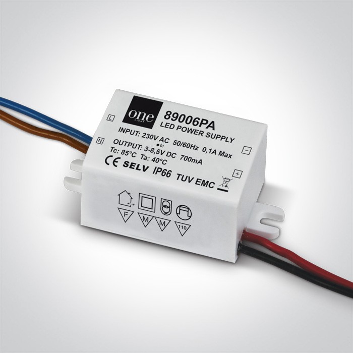 One Light zasilacz LED 700mA/opraw 1,5-6W