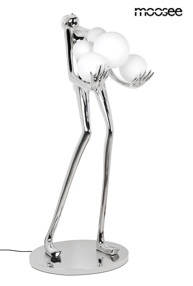 MOOSEE lampa podłogowa HUMAN SILVER PREMIUM (MSE1501100556)