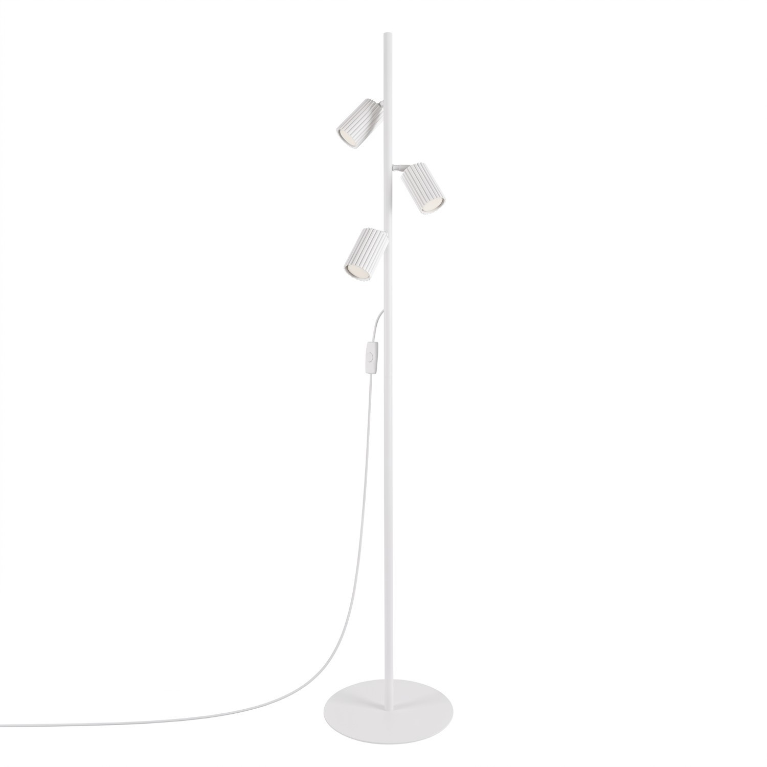 Sollux Lampa podłogowa KARBON 3 biała SL.2014