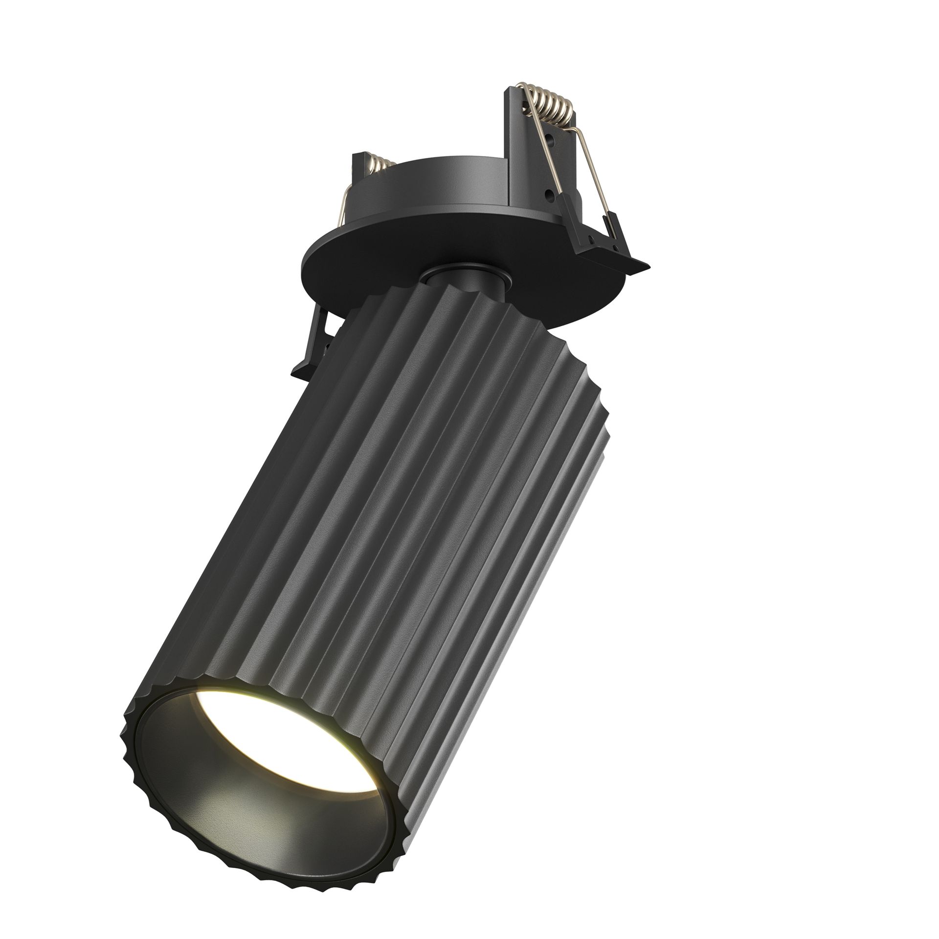 Maytoni Calipso Lampa wbudowana podtynkowa reflektor 1xGU10 Czarny C110CL-01-GU10-B