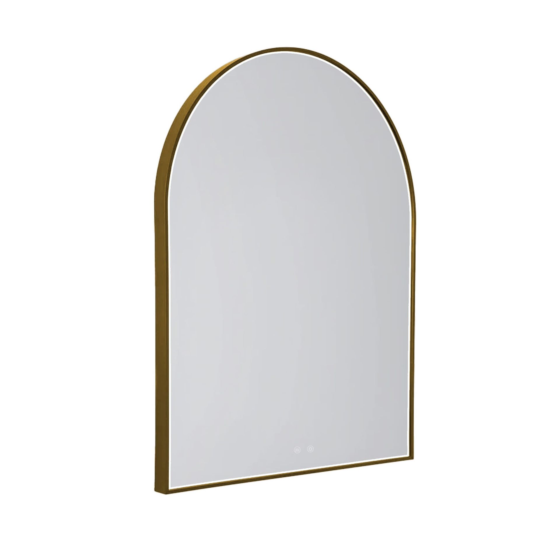 Maxlight Mirror Półokrąg 90X70cm Złote Lustro Podświetlane W0386