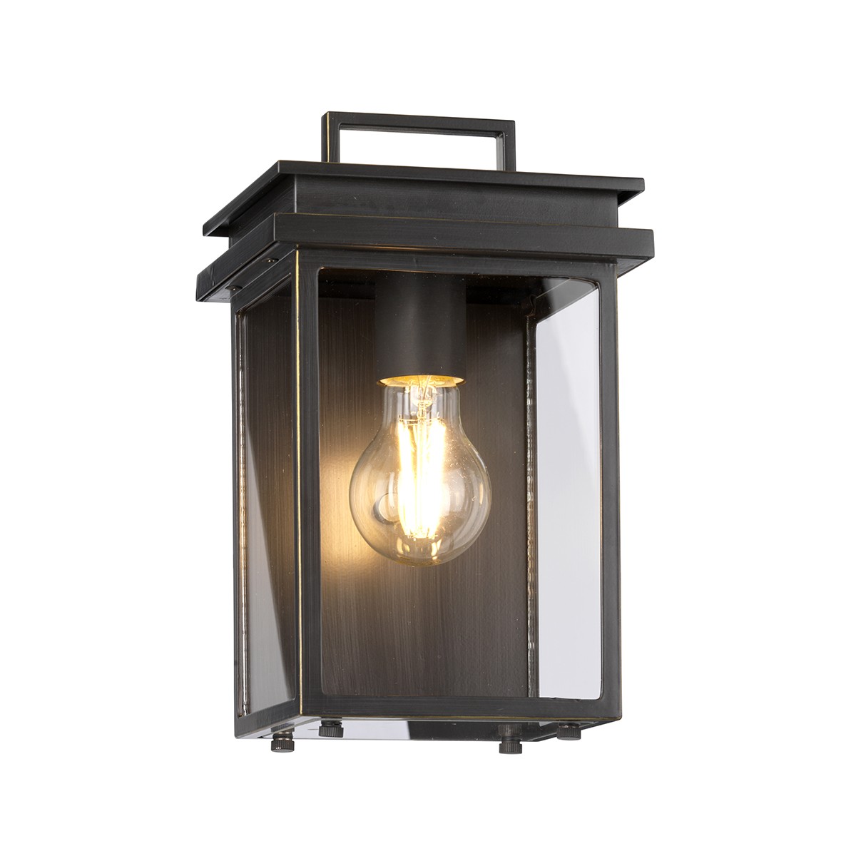 Elstead GLENVIEW Kinkiet E27 1x60W IP44 Antyczny Brąz FE-GLENVIEW-S