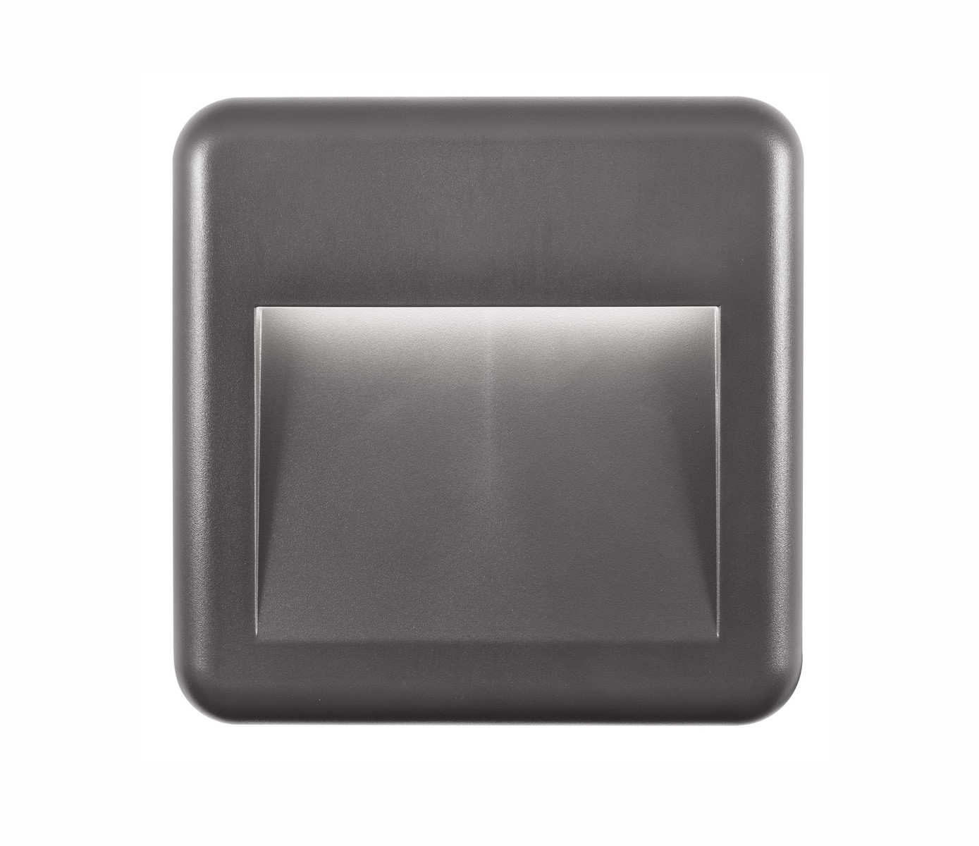 Luces Exclusivas TERRASSA Zewnętrzna Ścienna LED 4W 320lm 3000K ciemnoszary IP54 LE71440