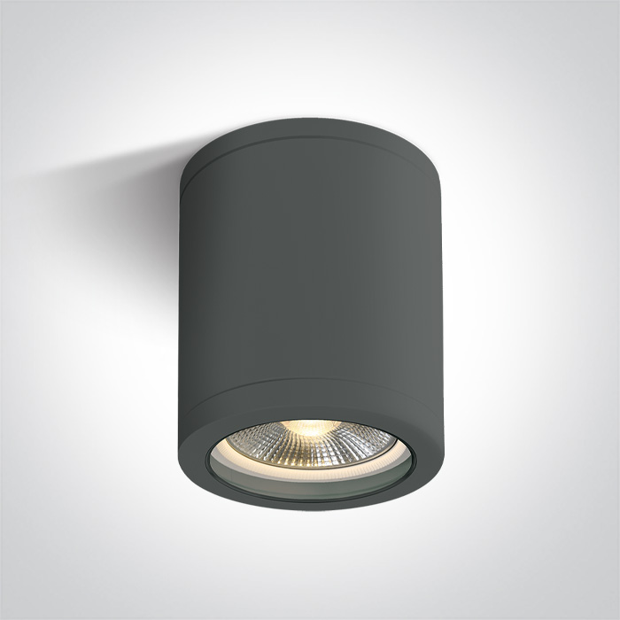 One Light NOTA C sufitowa 10W E27 antracyt IP65 67142C/AN