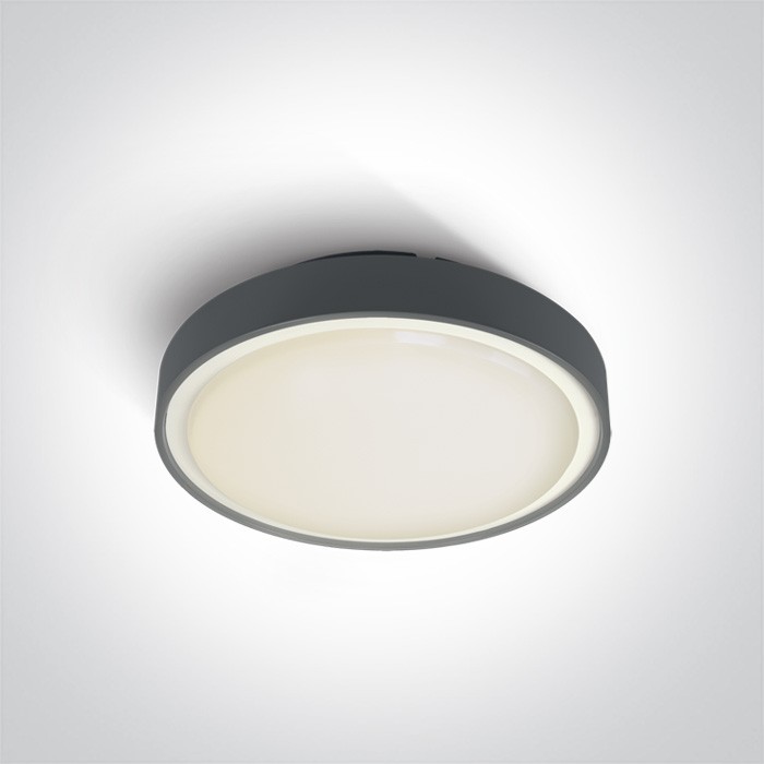 One Light plafon LED na zewnątrz antracytowy 30cm Rafti 2 67280EA/AN IP65