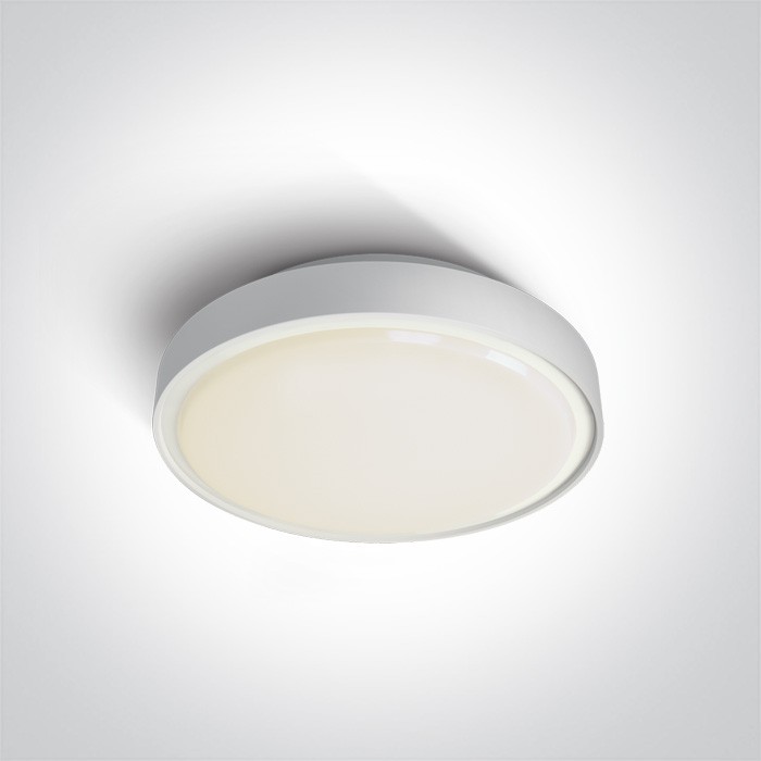One Light plafon LED zewnętrzny Poka 2 67280AN/W/W IP65