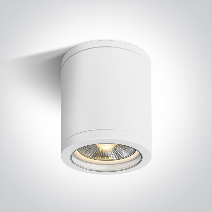 One Light NOTA C sufitowa 10W E27 biały IP65 67142C/W