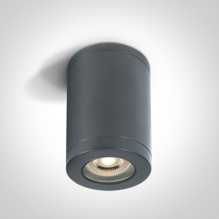 One Light NOTA sufitowa 6W GU10 antracyt IP65 67142A/AN