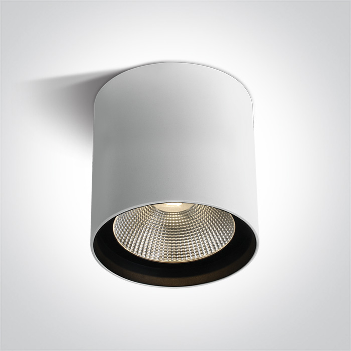 One Light OROF C sufitowa 40W 3000K biały IP65 67516C/W/W