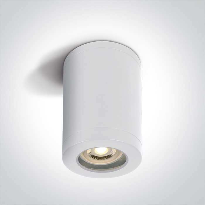 One Light NOTA sufitowa 6W GU10 biały IP65 67142A/W