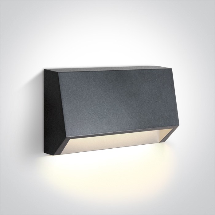 One Light kinkiet LED odporny na pogodę dom ogród Diminio 67386A/AN/W IP65