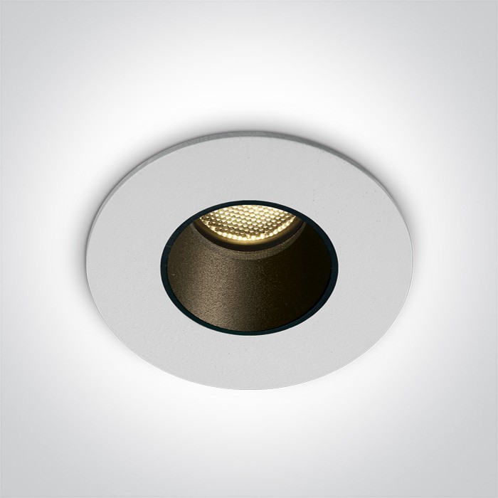 One Light wpust Drios biały światło białe 10102H/W/C IP65