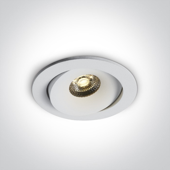 One Light Wpust LED biały zewnętrzny odporny Amarusi 11107P/W/W IP54